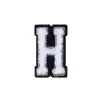 Letter H Patch - H Black/White