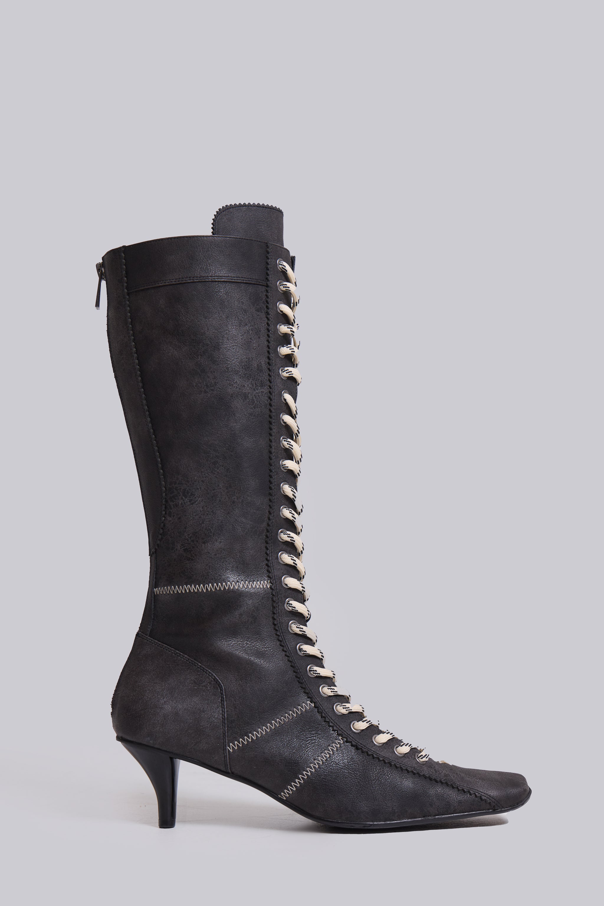 Black Brooke Boxing Boot(Black,UK 3)