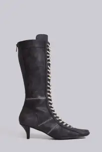 Black Brooke Boxing Boot(UK 3,Black)