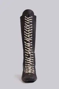 Black Brooke Boxing Boot(UK 3,Black)