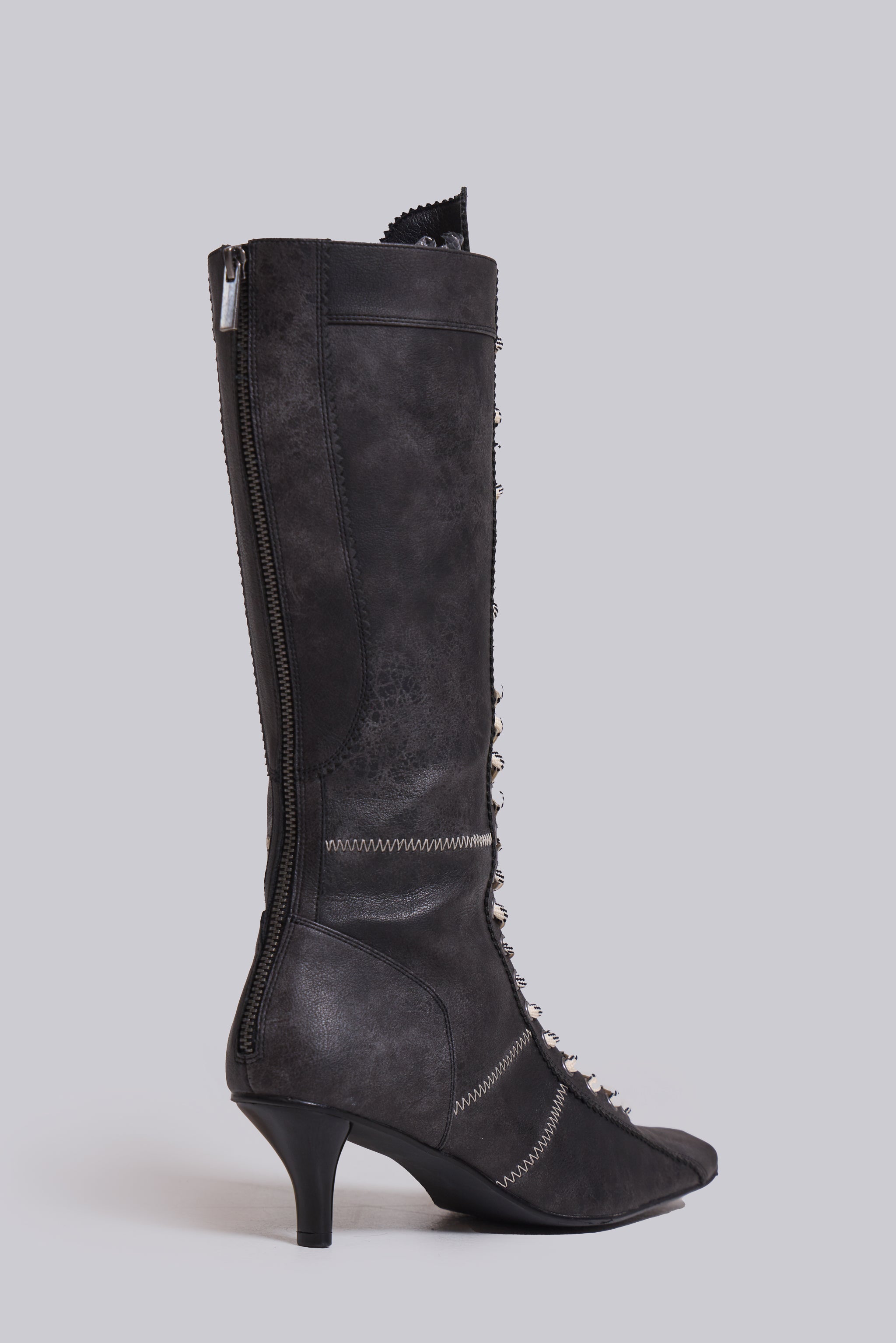 Black Brooke Boxing Boot(Black,UK 3)