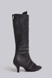 Black Brooke Boxing Boot(UK 3,Black)