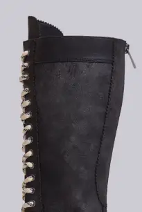 Black Brooke Boxing Boot(UK 3,Black)