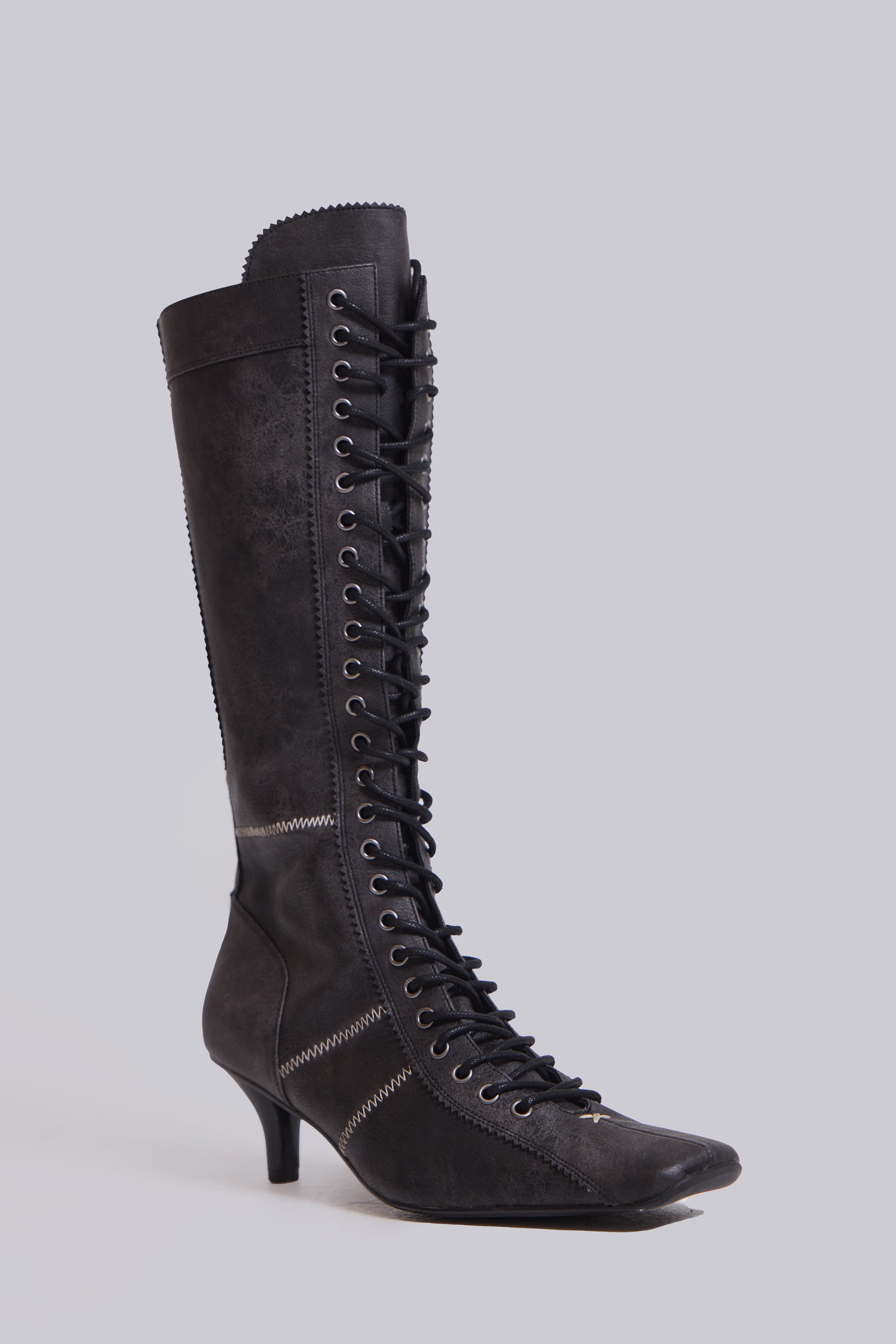 Black Brooke Boxing Boot(Black,UK 3)