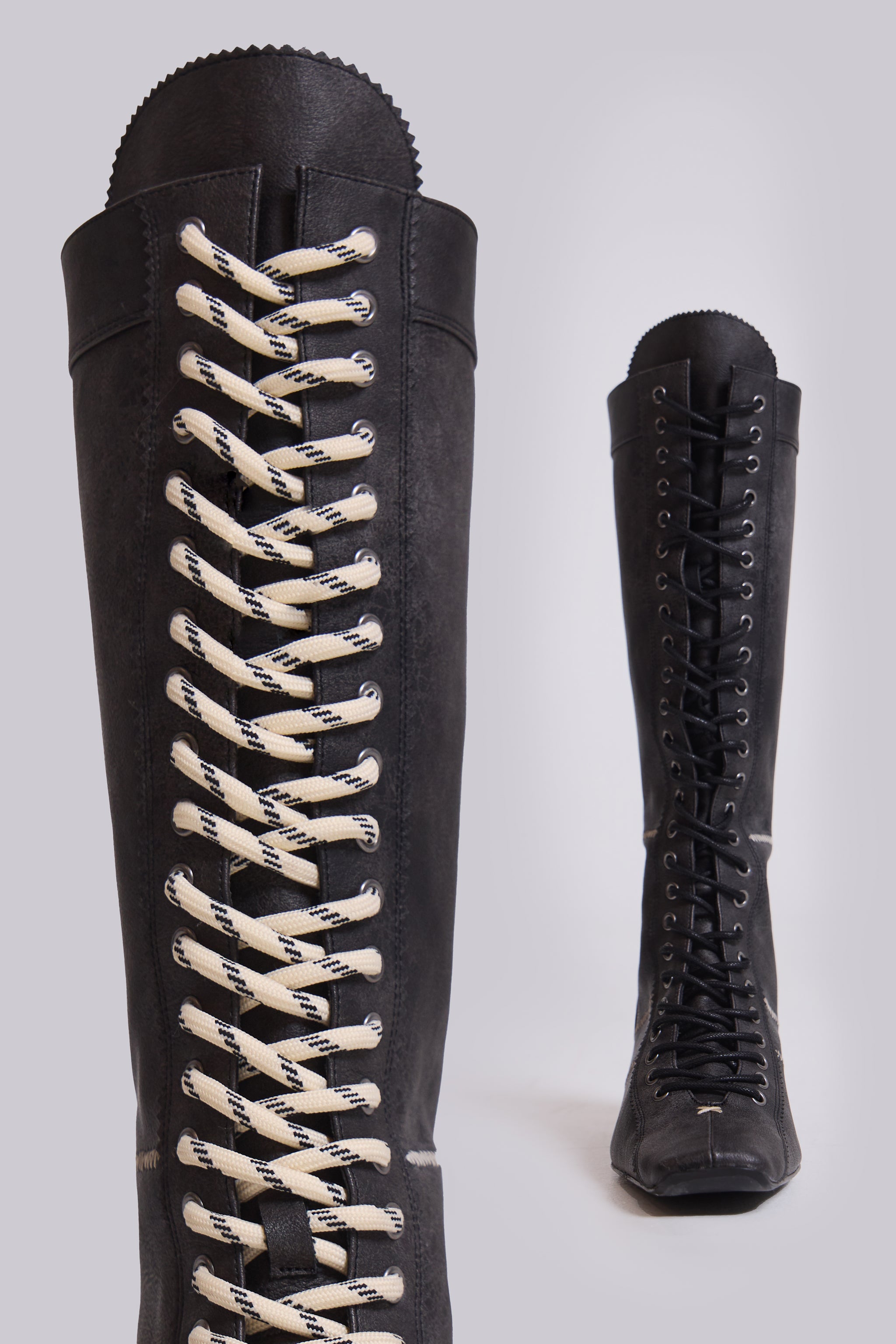 Black Brooke Boxing Boot(Black,UK 3)