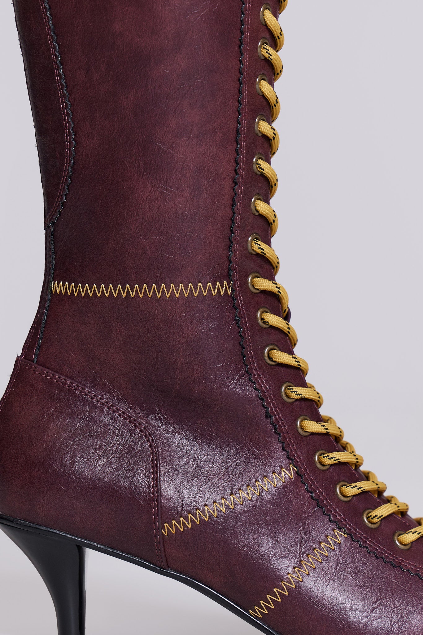 Burgundy Brooke Boxing Boot(Red,UK 3)