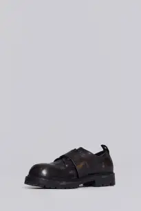 Demolition Derby Shoes(UK 5,Black)