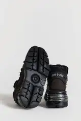 Decay Tower Ankle Boots(UK 4,Black)