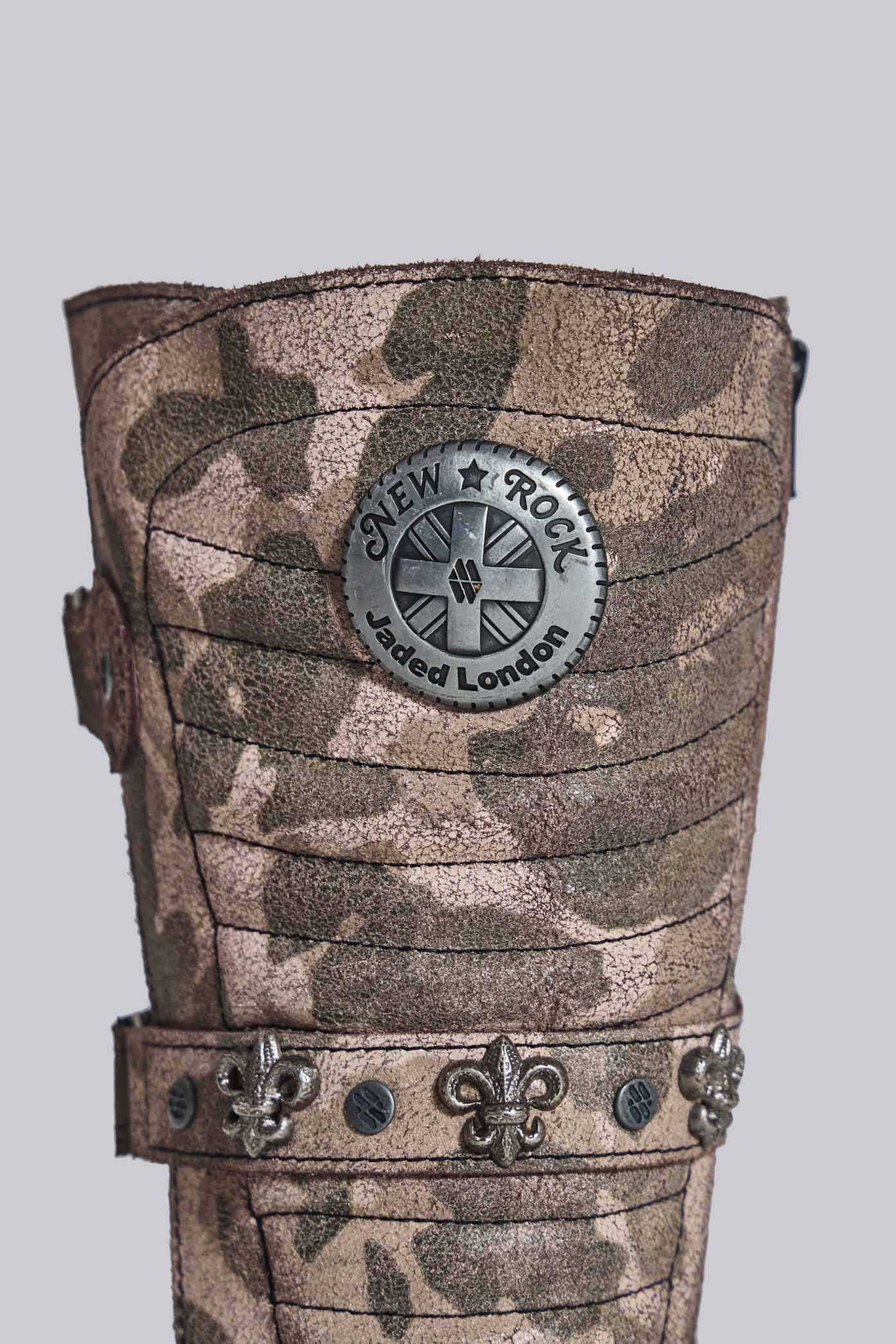 Combat Camo Boots(Camo,UK 4)