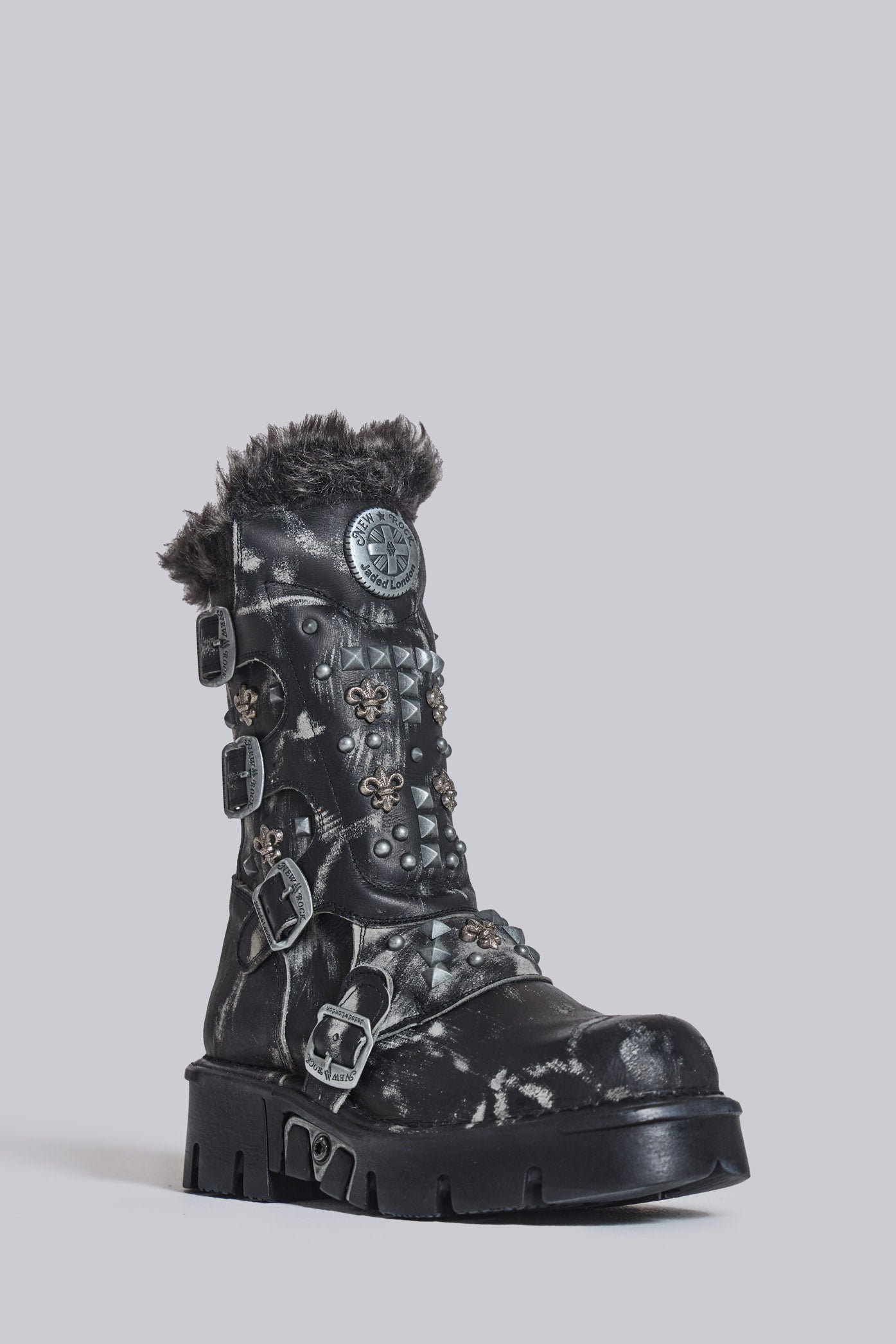 Pistol Boots(Black,UK 4)