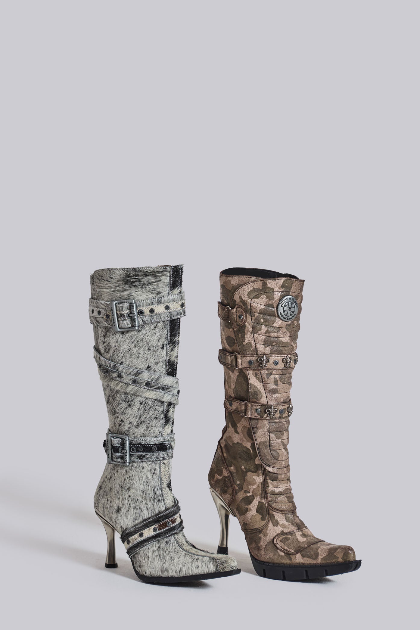 Combat Camo Boots(Camo,UK 4)