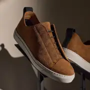 Men's Suede Solstice Sneaker - Chestnut(10,Chestnut,JP)