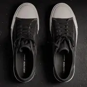 Women's Cotton Linen Vulcanized Sneaker - Squid(6,Squid,JP)