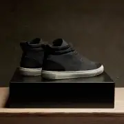 Men's Solstice Skate High Top Sneaker - Black/Black(8,Black/Black,JP)