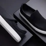 Men's Coastal Canvas Slip On - Black(8,Black,JP)