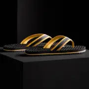 Men's Sport Flip Flop - Black/Crocus(8,Black/Crocus,JP)