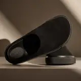 Men's Suede Clog - Black(8,Black,JP)