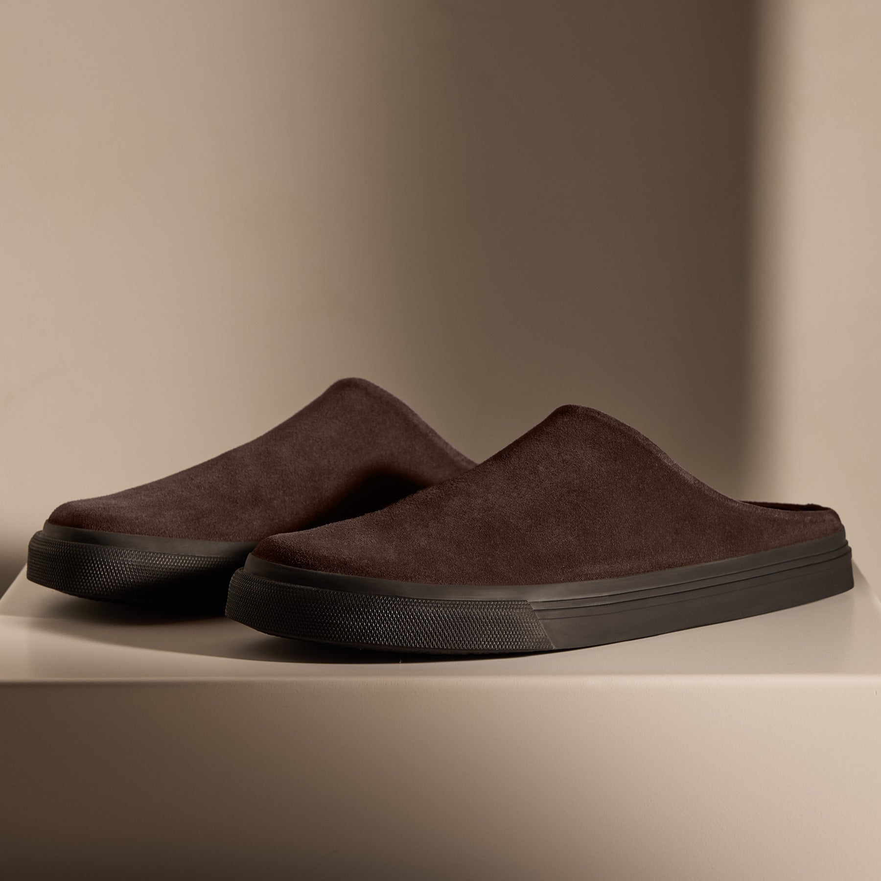 Men's Suede Clog - Cafe(Cafe,8,JP)