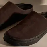 Men's Suede Clog - Cafe(8,Cafe,JP)