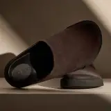 Men's Suede Clog - Cafe(8,Cafe,JP)
