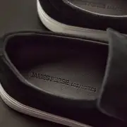 Men's Coastal Suede Slip On - Black(8,Black,JP)