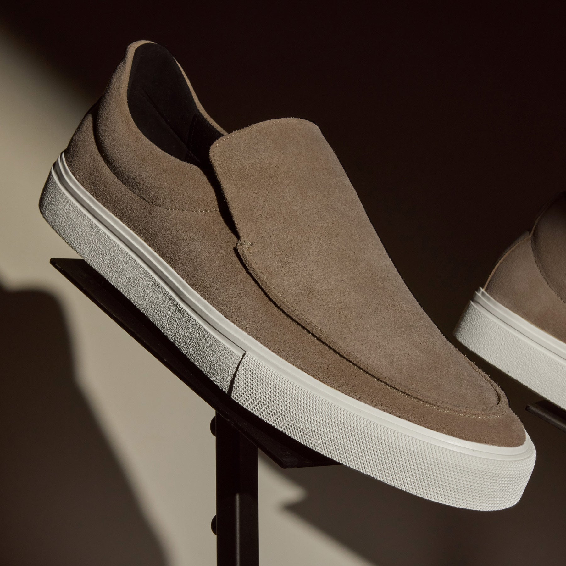 Men's Coastal Suede Slip On - Cement(Cement,8,JP)