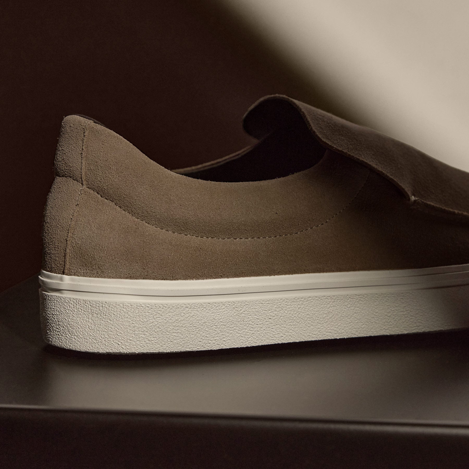 Men's Coastal Suede Slip On - Cement(Cement,8,JP)