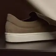 Men's Coastal Suede Slip On - Cement(8,Cement,JP)