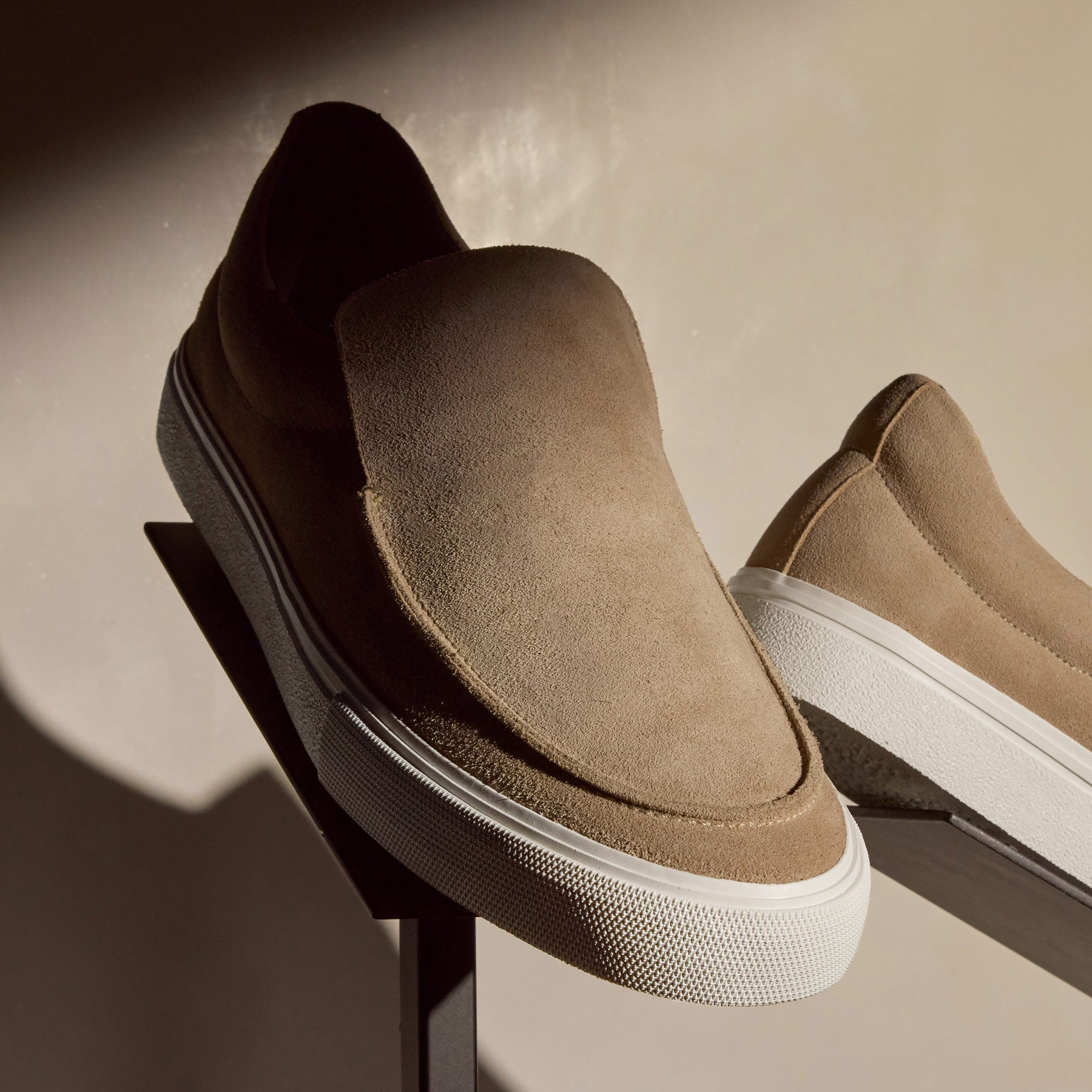 Men's Coastal Suede Slip On - Linen(Linen,8,JP)