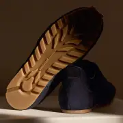 Women's Suede Low Running Sneaker - Navy(6,Navy,JP)