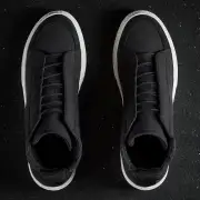 Women's Solstice High Top Skate Sneaker - Black/Black(6,Black/Black,JP)