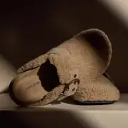 Women's Shearling Slip On Clog - Taupe(6,Taupe,JP)