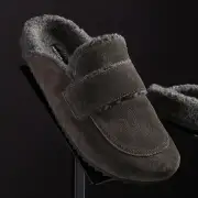 Women's Suede Shearling Loafer - Ash/Heather Grey(6,Ash/Heather Grey,JP)