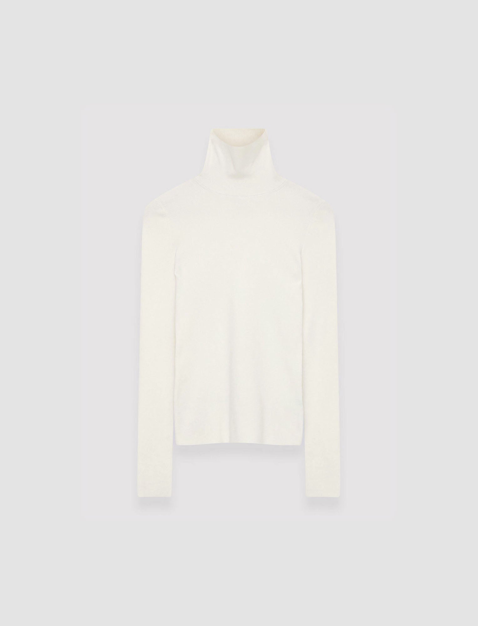 Silk Stretch High Neck Top