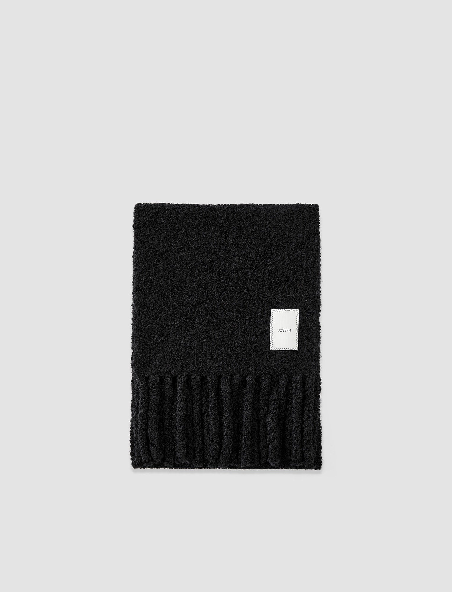Bouclé Knit Scarf