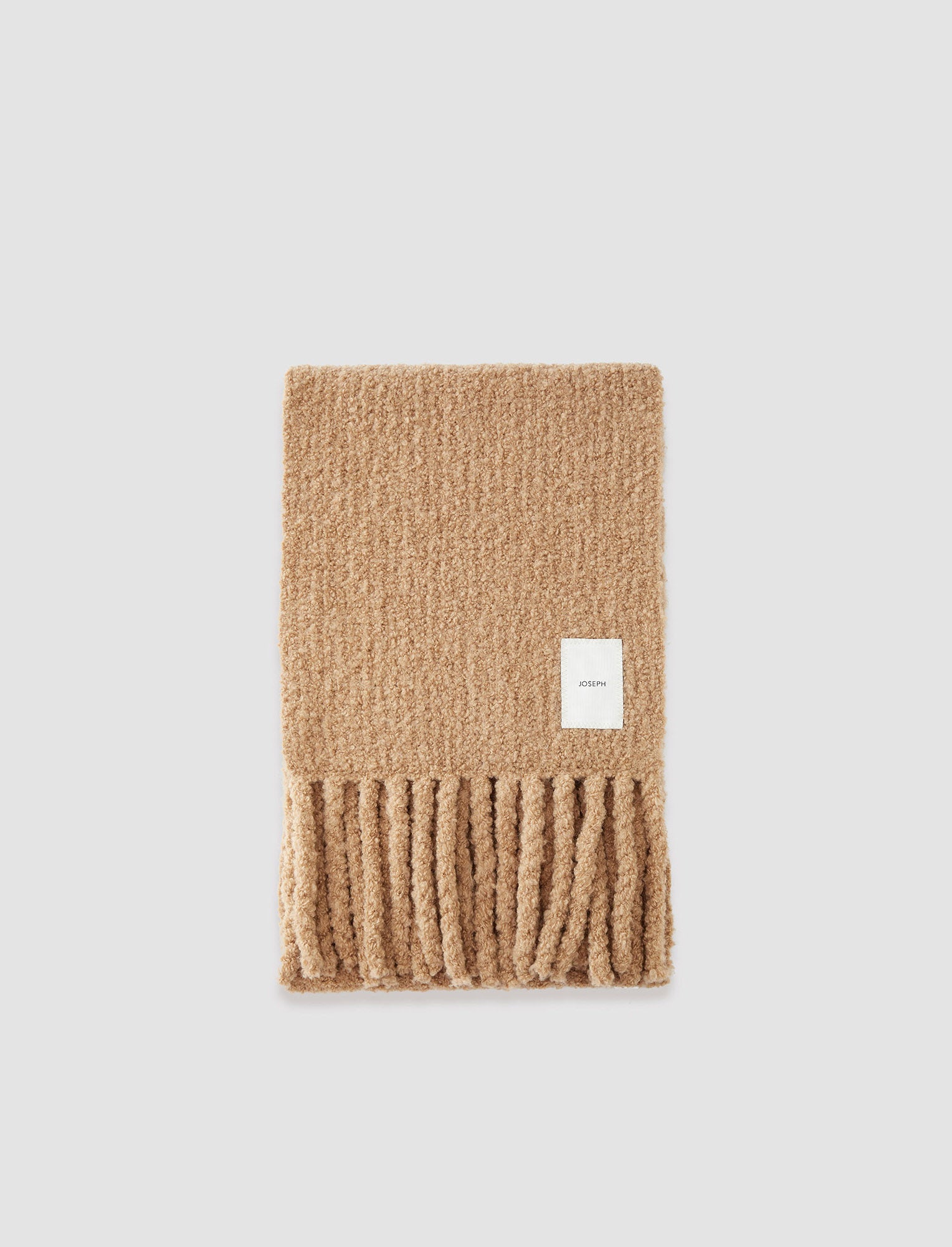 Bouclé Knit Scarf
