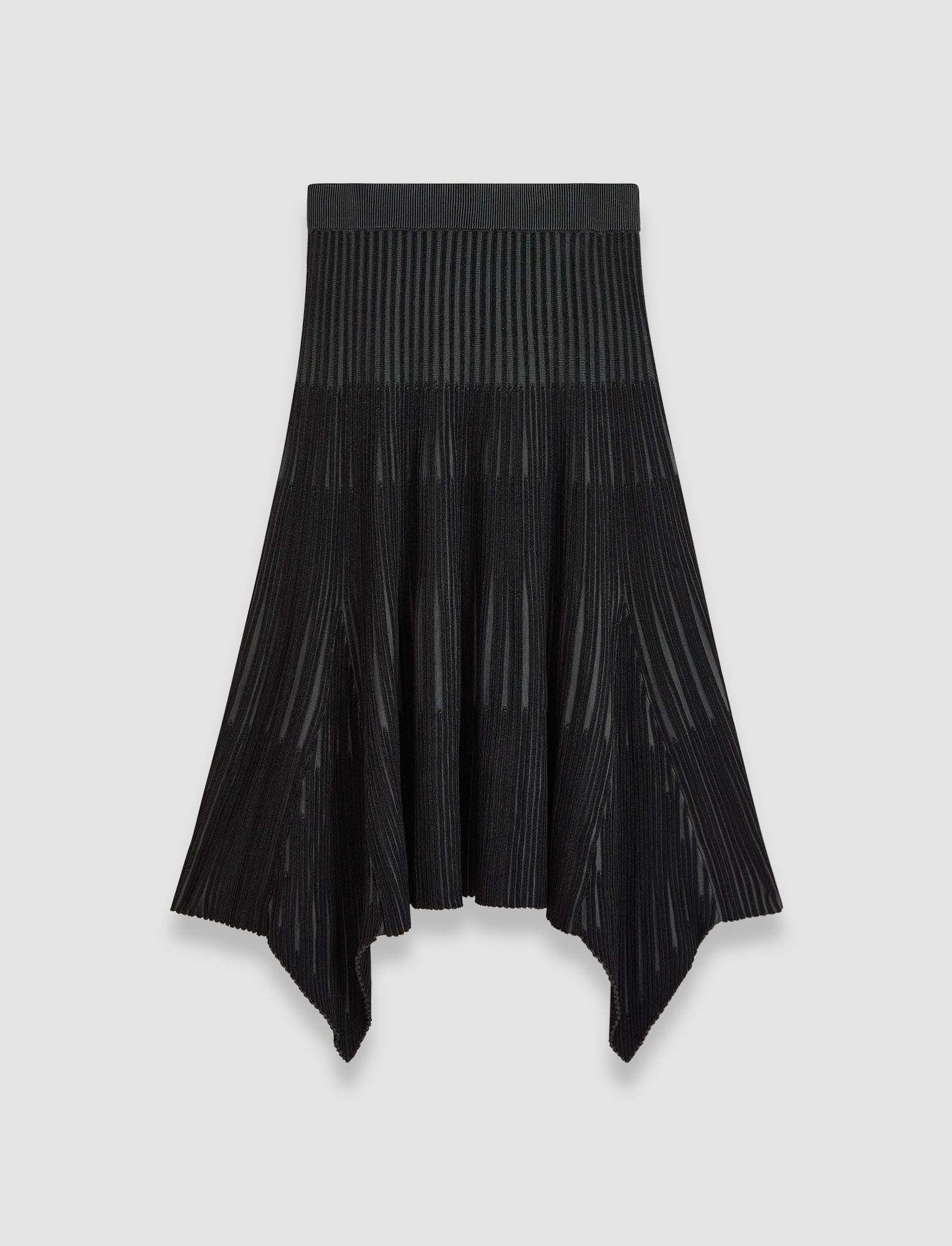 Bi-Colour Ribbed Skirt