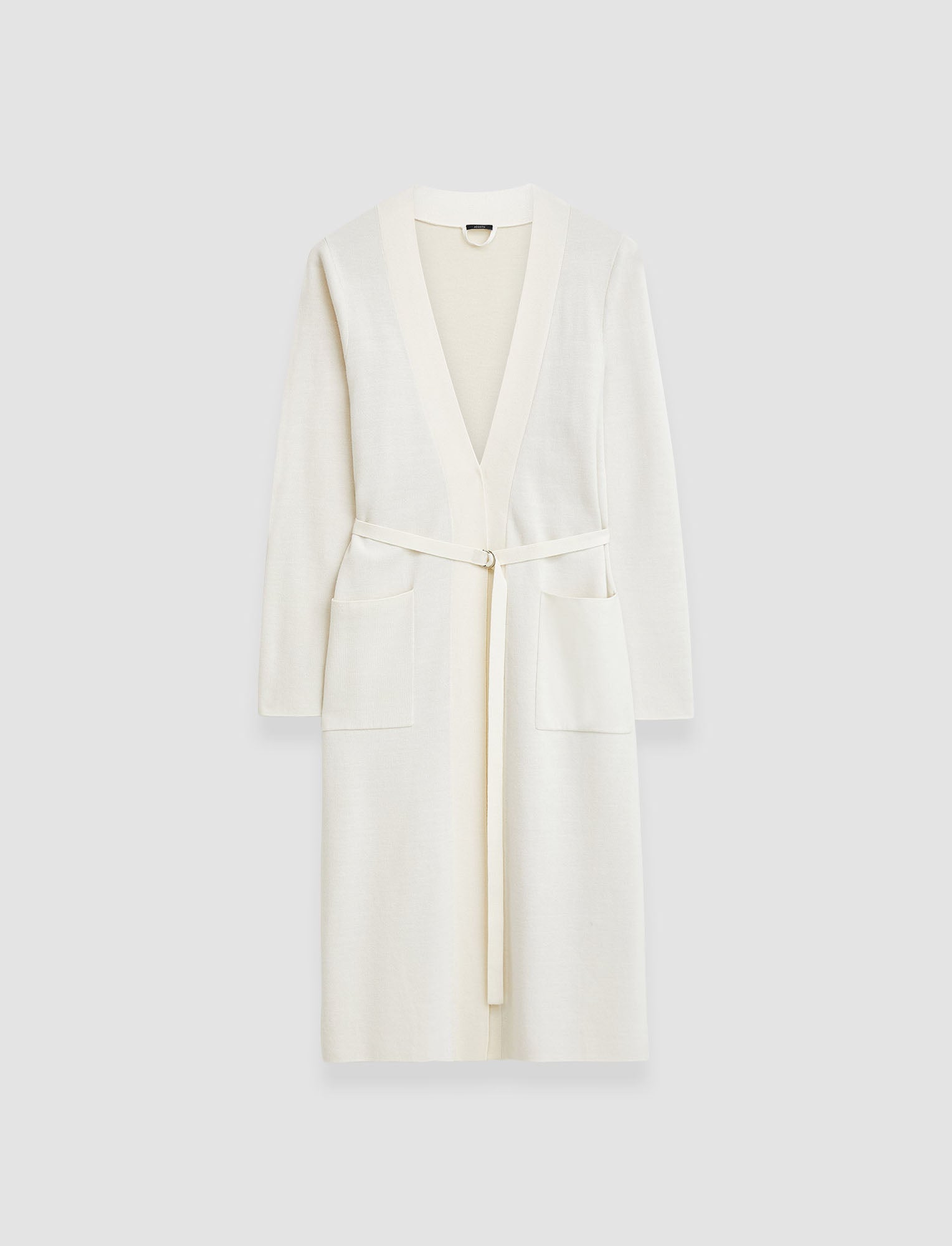 Wool Silk Long Cardigan