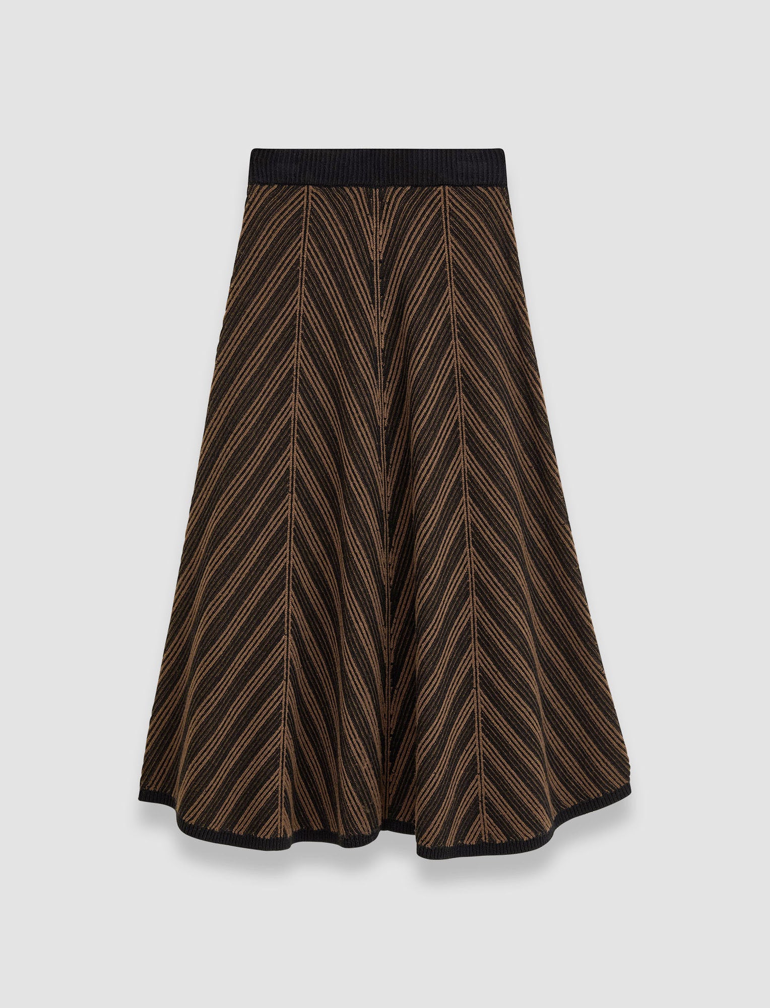 Chevron Ribbed Skirt