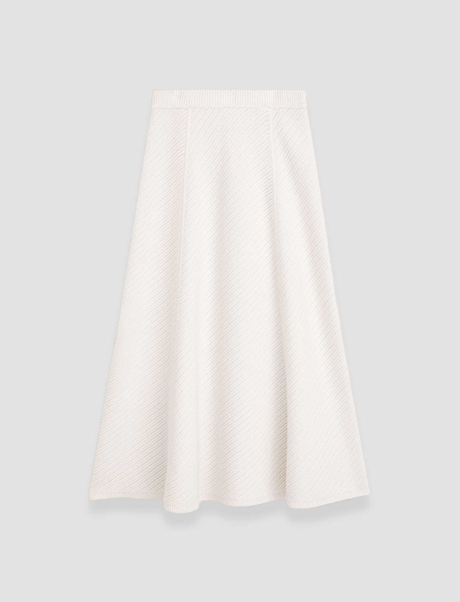 Diagonal Knit Skirt