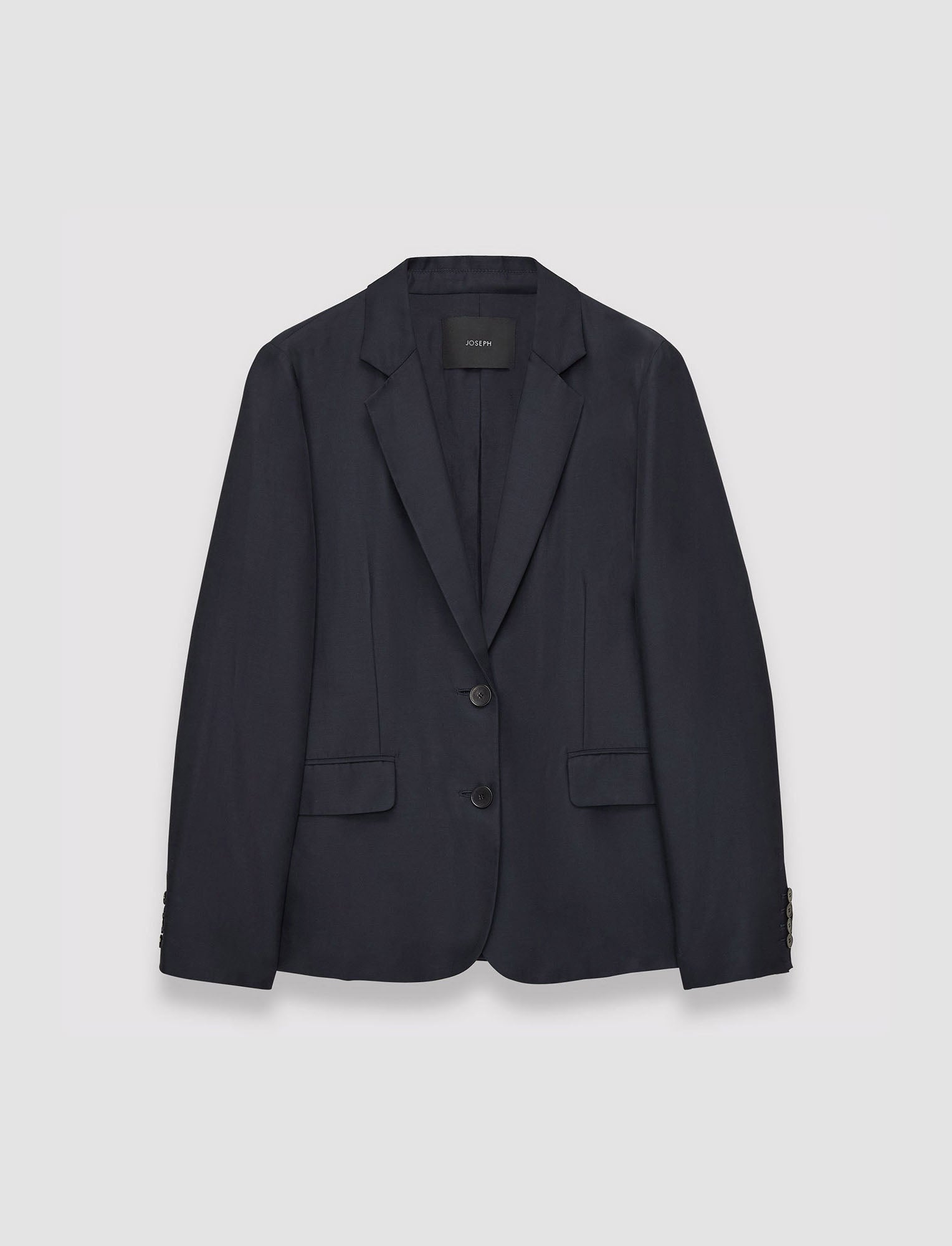 Soft Cotton Silk Belmore Jacket
