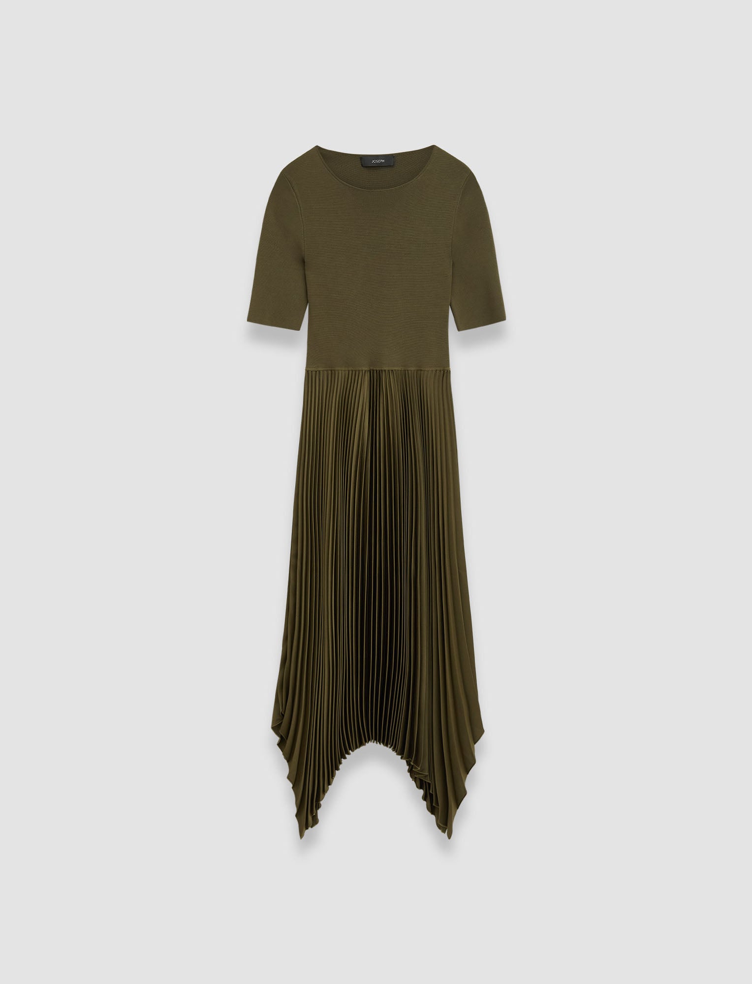 Knit Weave Plissé Darno Dress