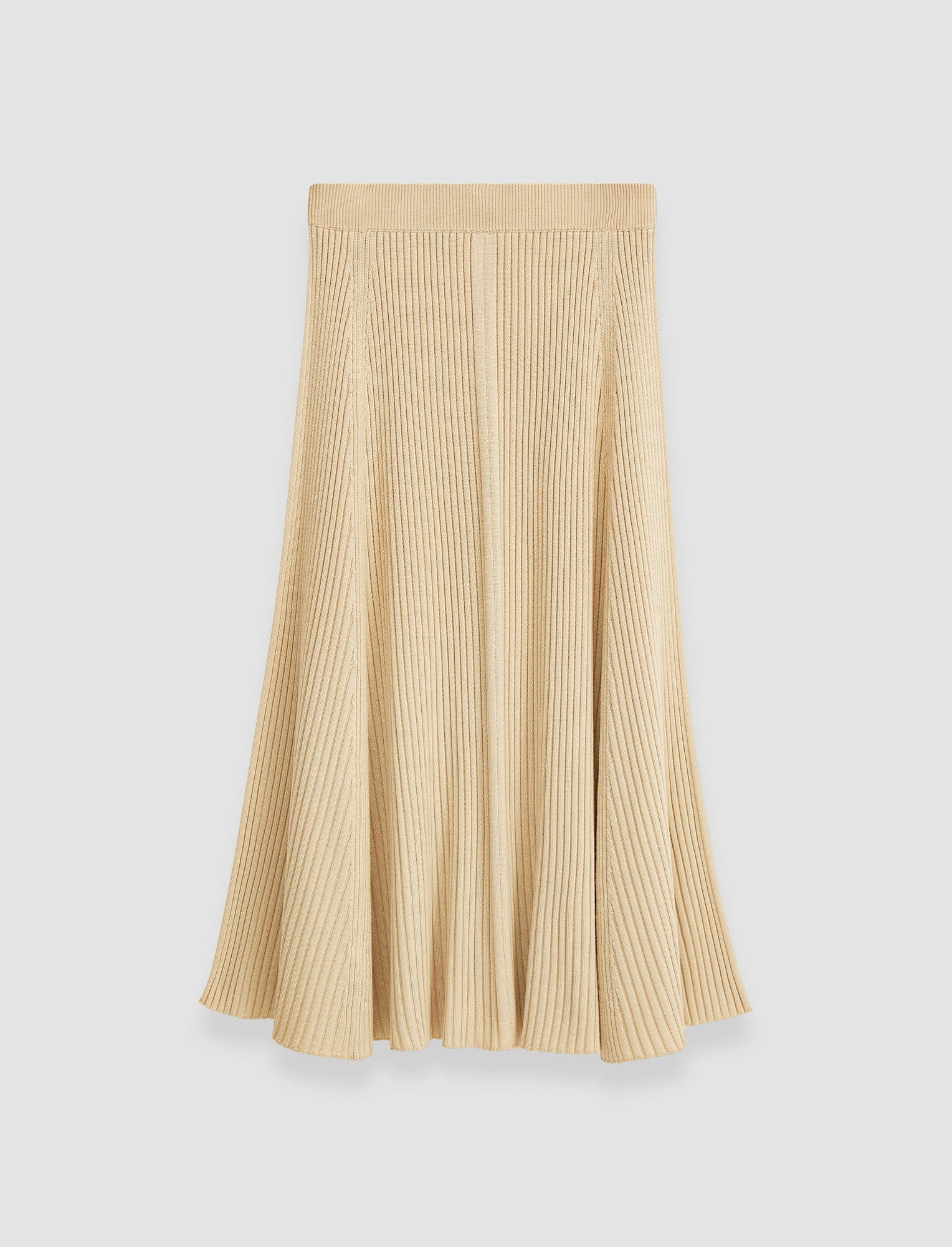 Merino Silk Rib Skirt