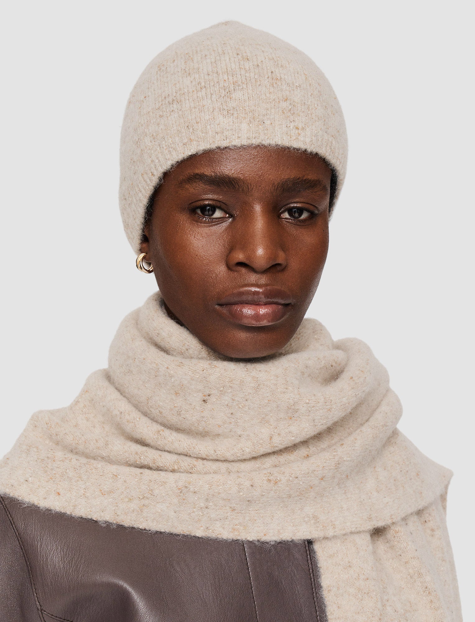 Alpaca Tweed Knit Hat