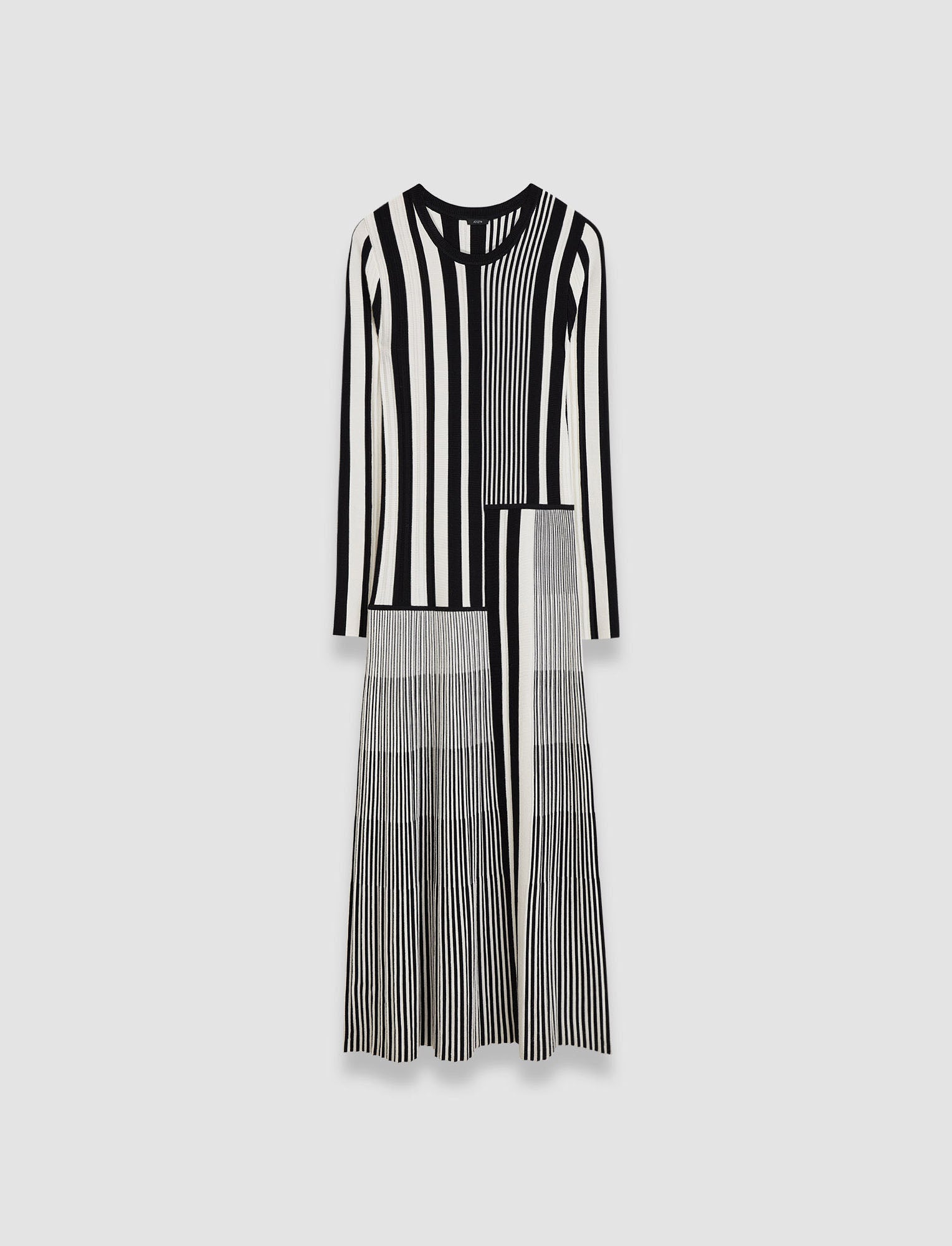 Stripes and Pleats Dress