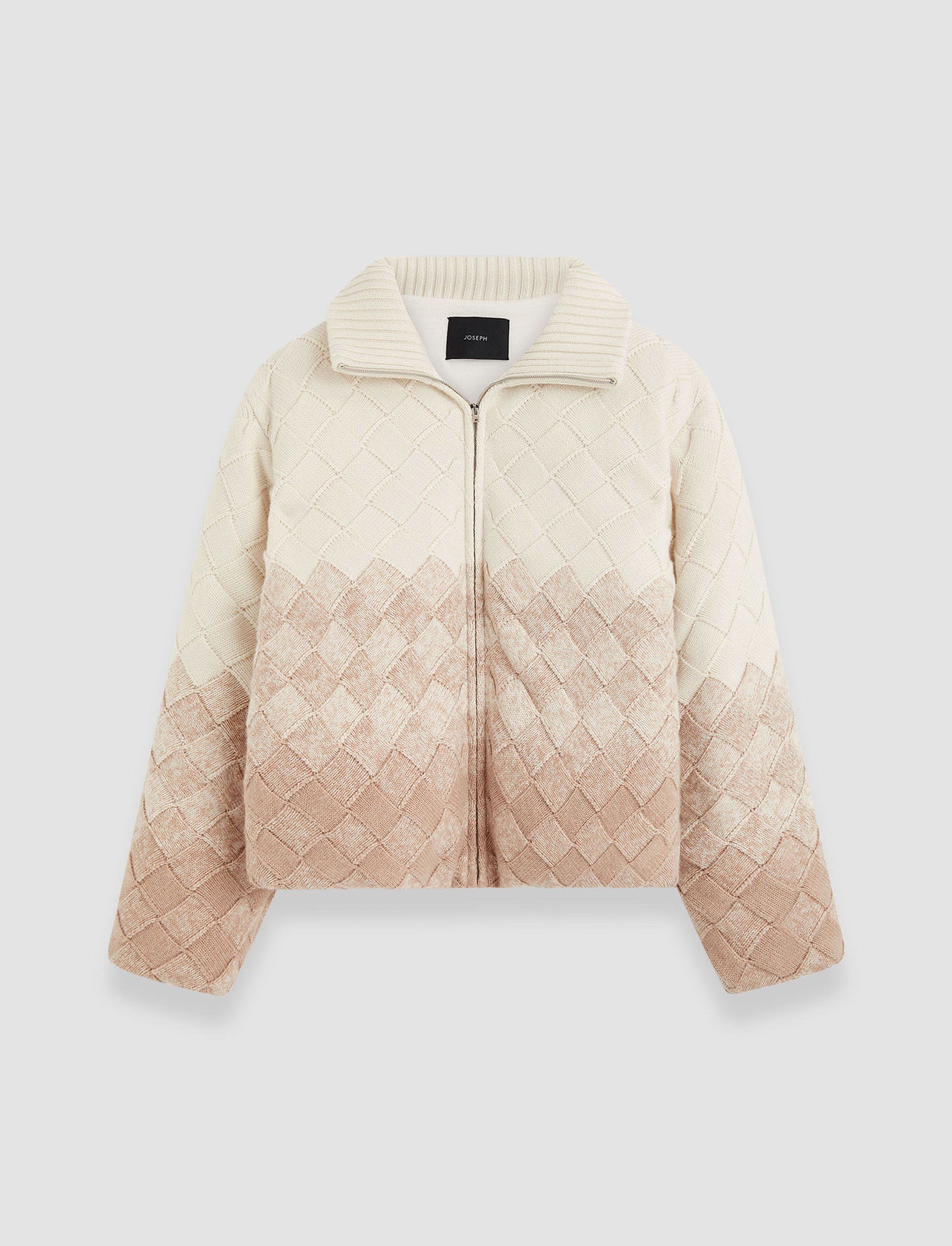 Weave Knit Puffer Jacket