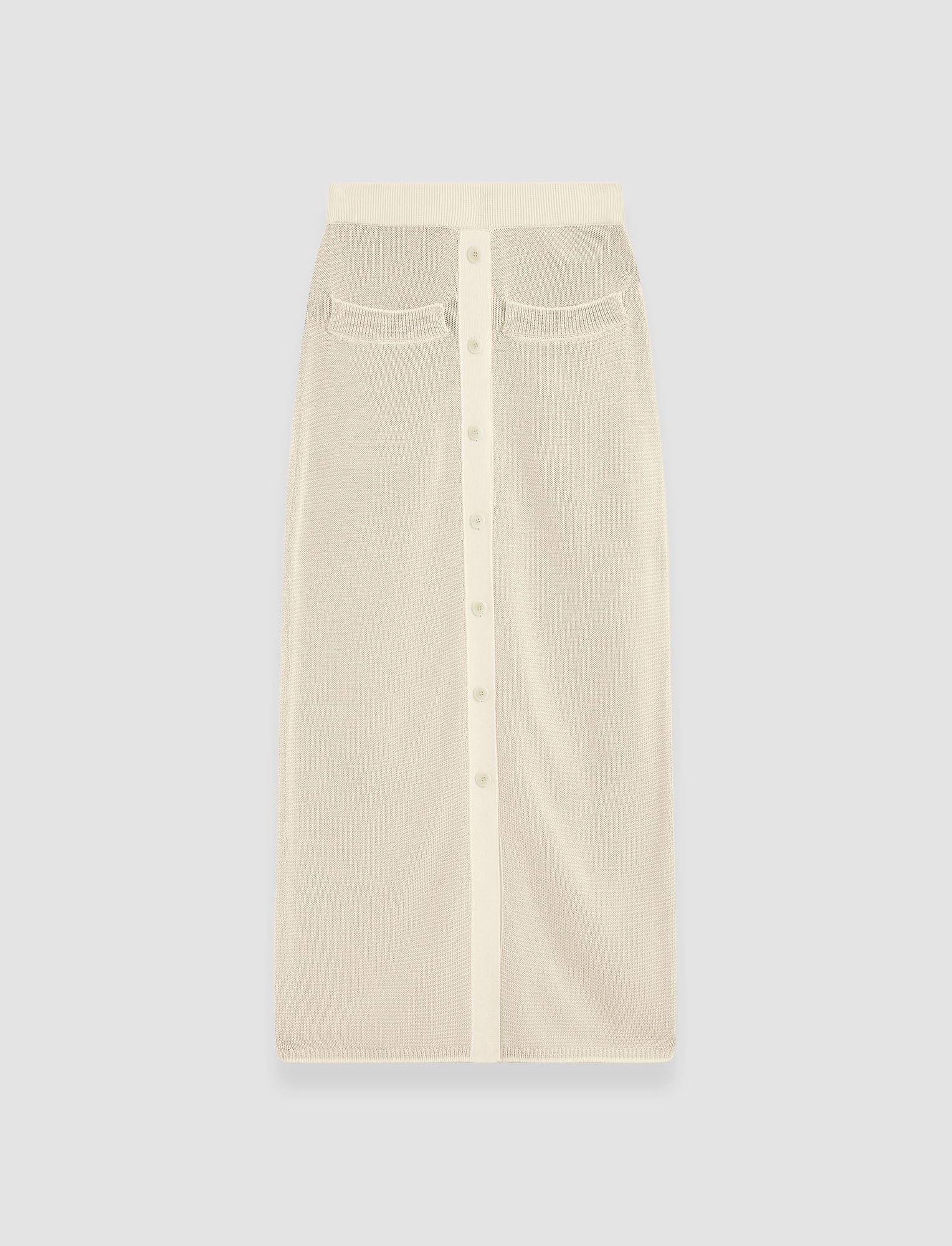 Micro Stripe Knit Skirt