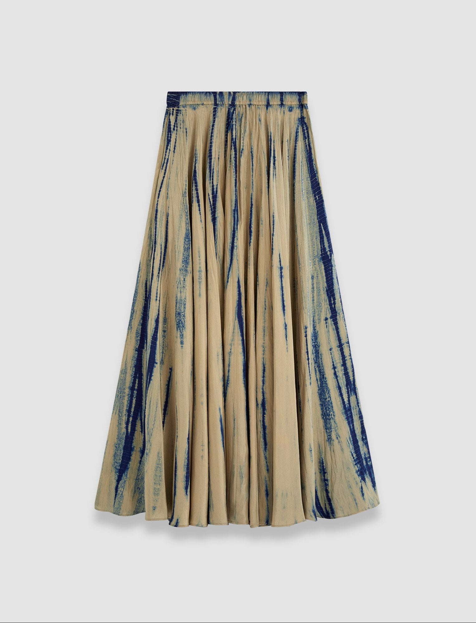 Sully Long Tie Dye Silk Maxi Skirt