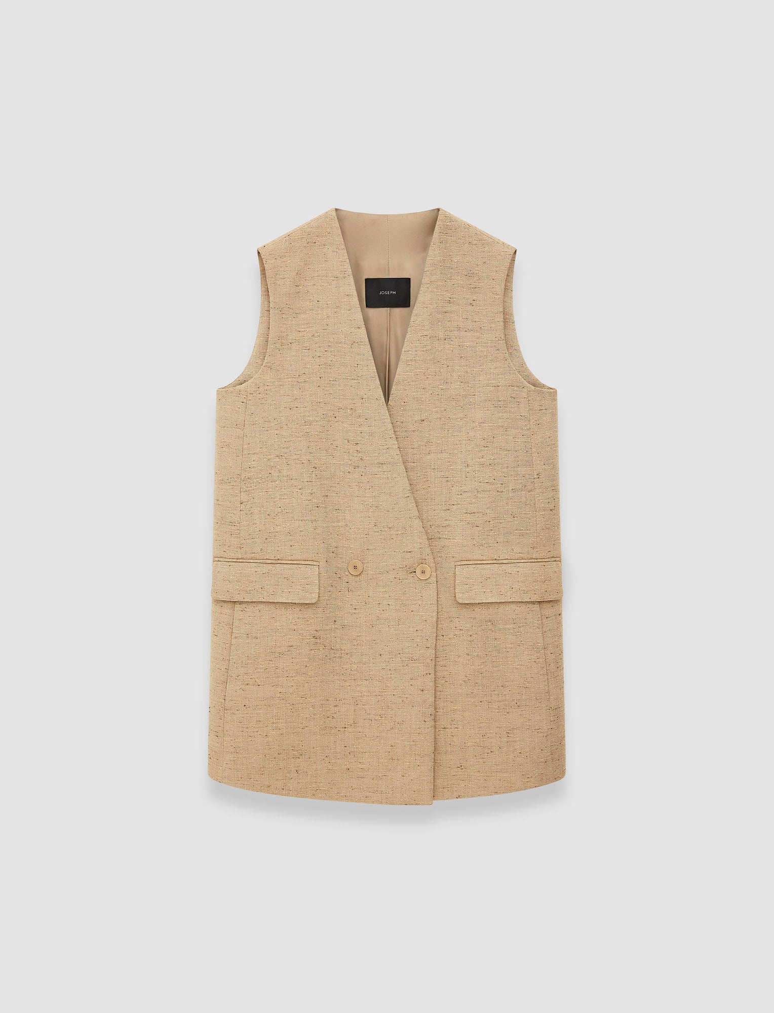Speckled Silk Linen Arago Waistcoat