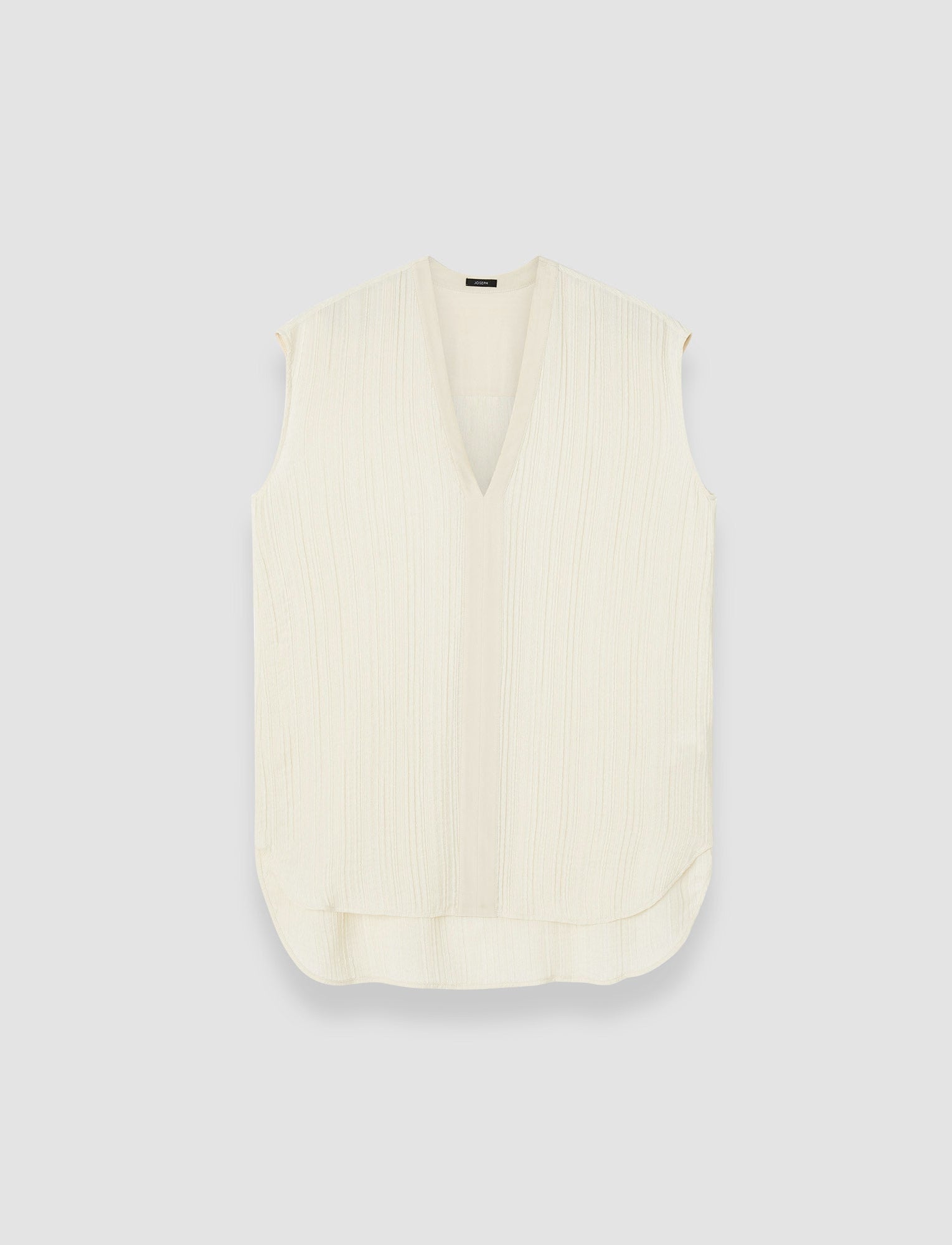Lucien Pleat Jacquard Blouse
